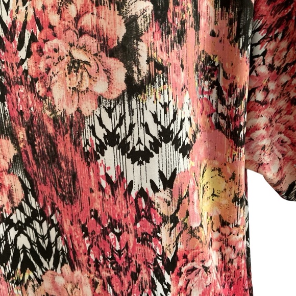 Hamilton | Floral Keyhole Sleeve Blouse NWOT - Picture 10 of 15